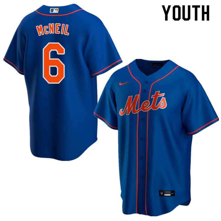 Nike Youth #6 Jeff McNeil New York Mets Baseball Jerseys Sale-Blue